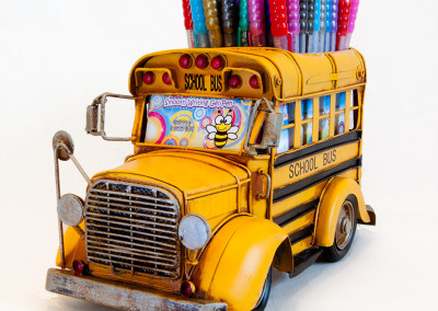 Seasonal Display - Yellow Bus