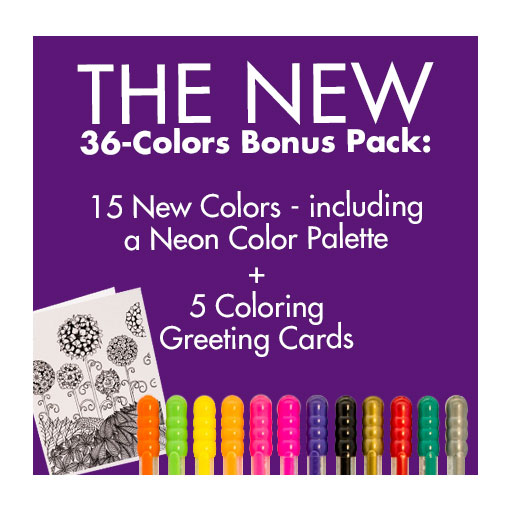 Gel Bee 36 colors Bonus Pack